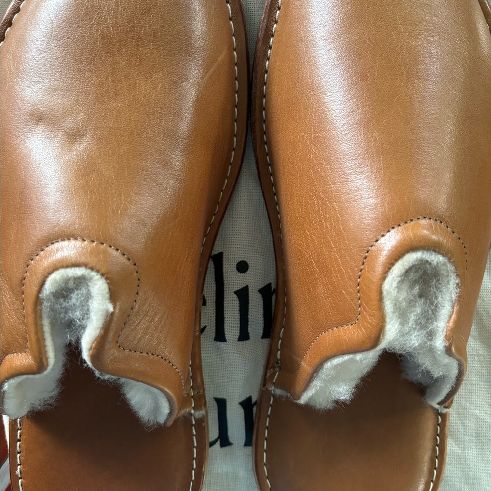 Mr. Grumpy Sheepskin Slippers - Picture 2 of 5
